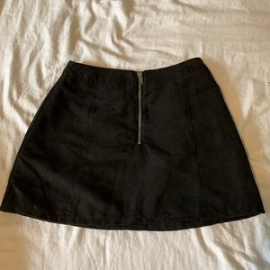 black velvet skirt